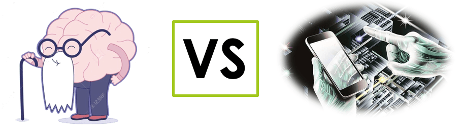 Novas tecnologias vs cérebro velho