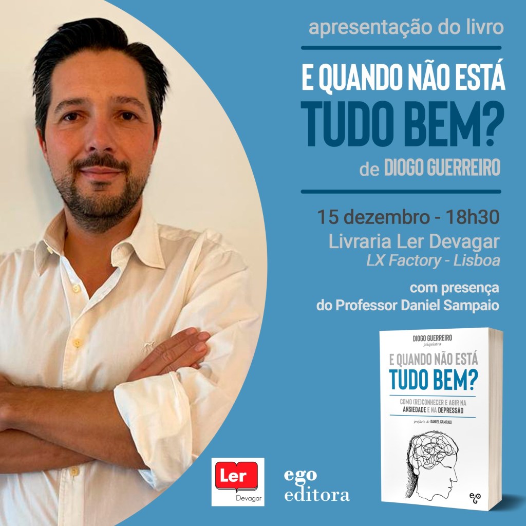 Sessão de lançamento do livro “E quando não está tudo&nbsp;bem?”