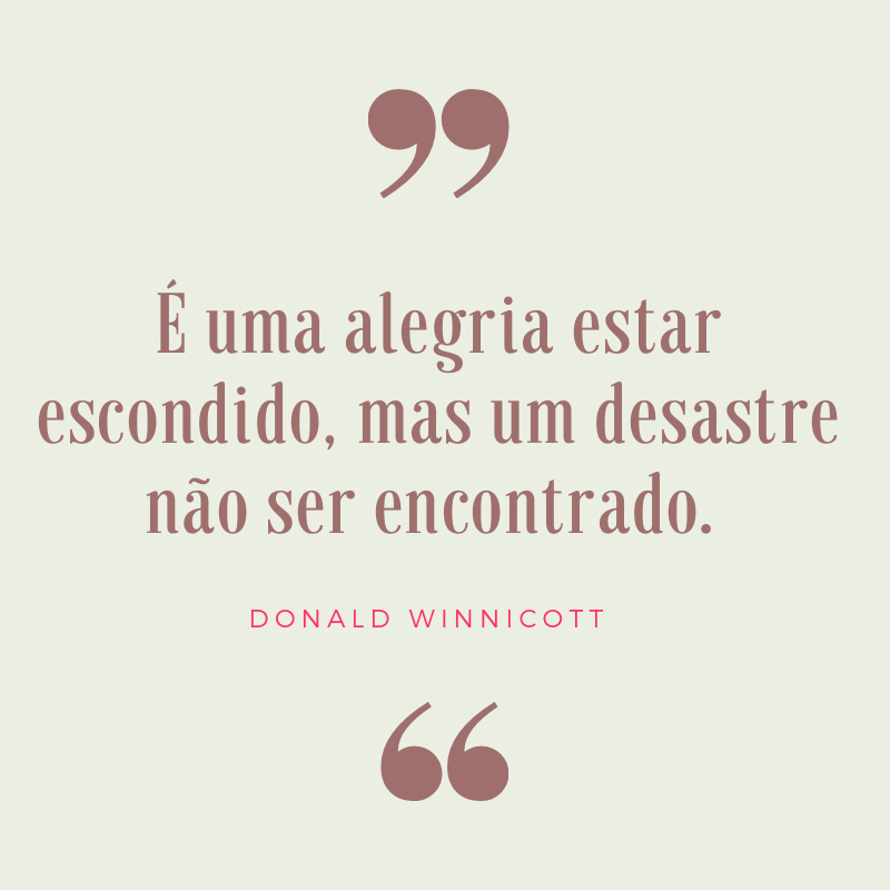 Ser encontrado e&nbsp;encontrar-se