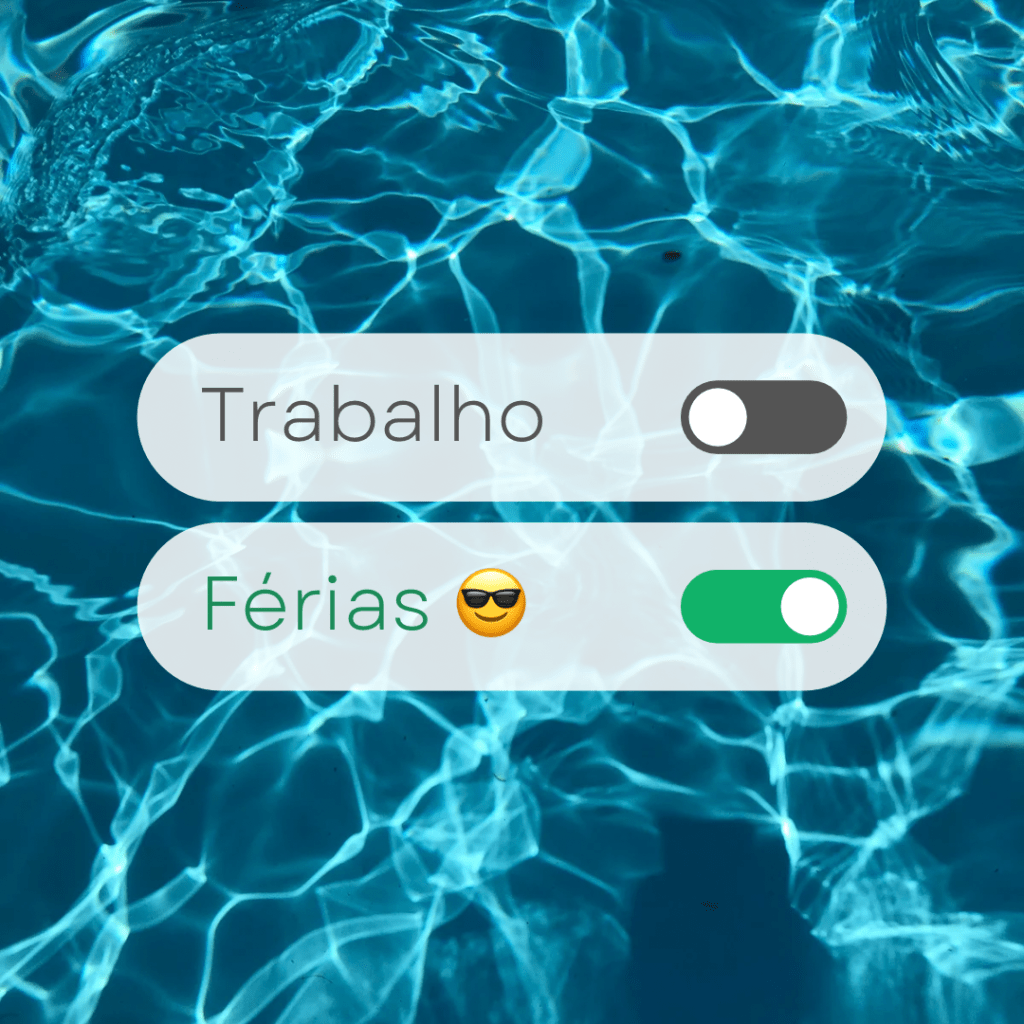 Férias e modo&nbsp;offline
