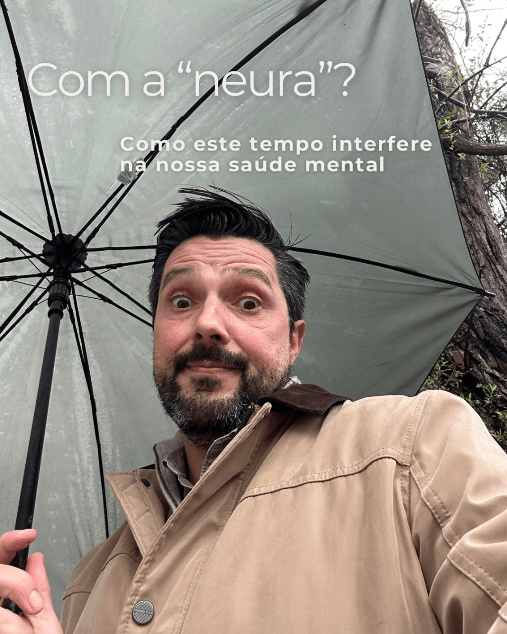 Chuva, céu cinzento e humor: coincidência ou&nbsp;biologia